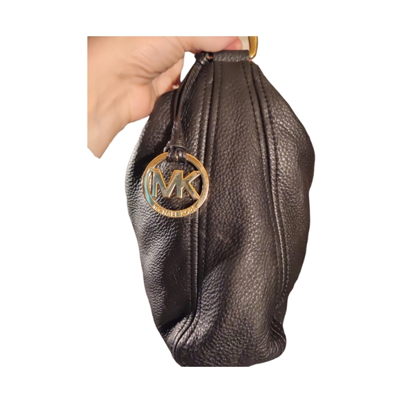 Michael kors large black pebbled handbag - Picture 2 of 10